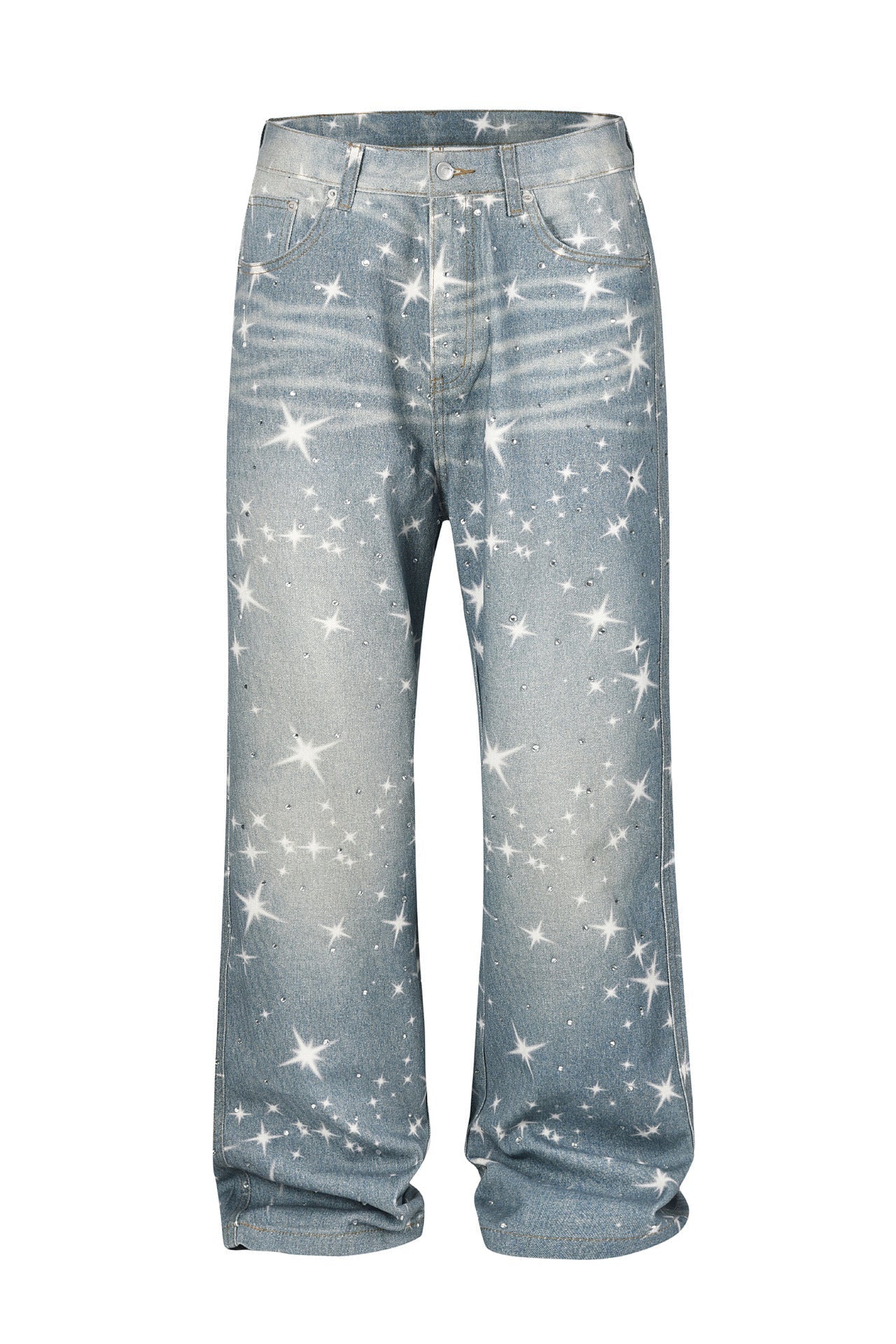 Star Rhinestone Denim