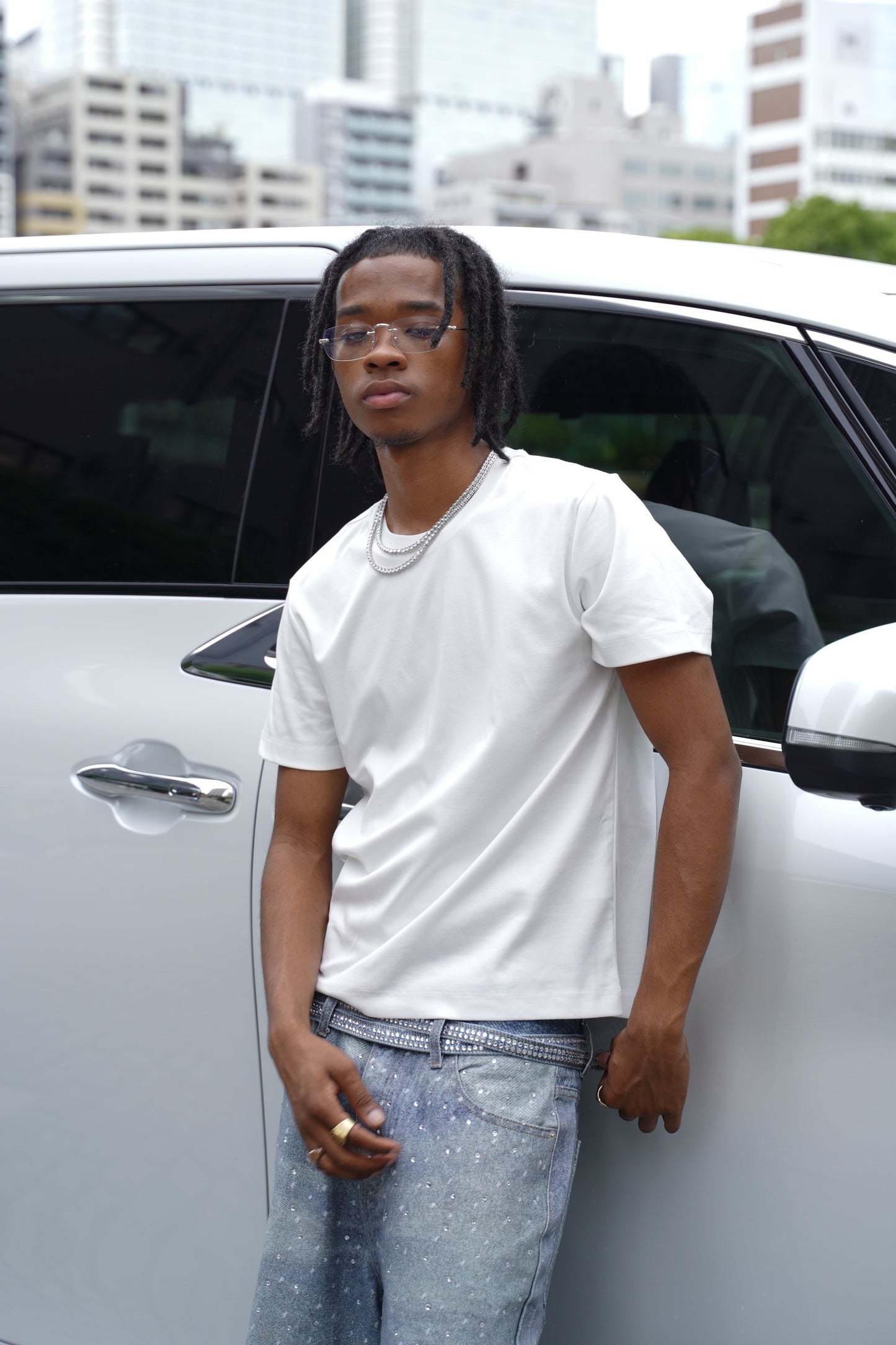 Slim Fit Tee White