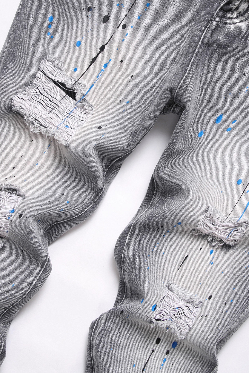 SLIM DISTRESSED PAINT - GRAY