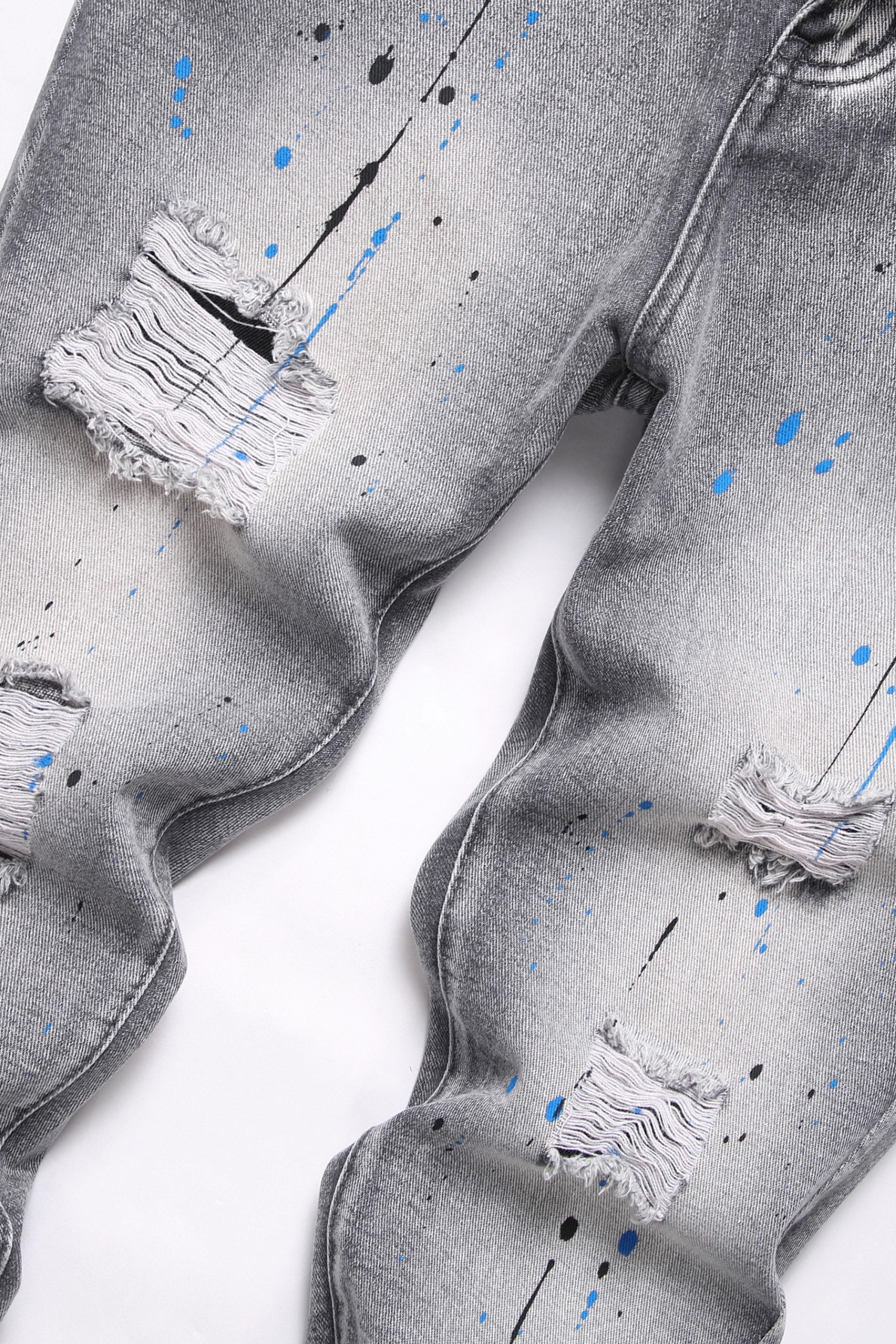 SLIM DISTRESSED PAINT - GRAY