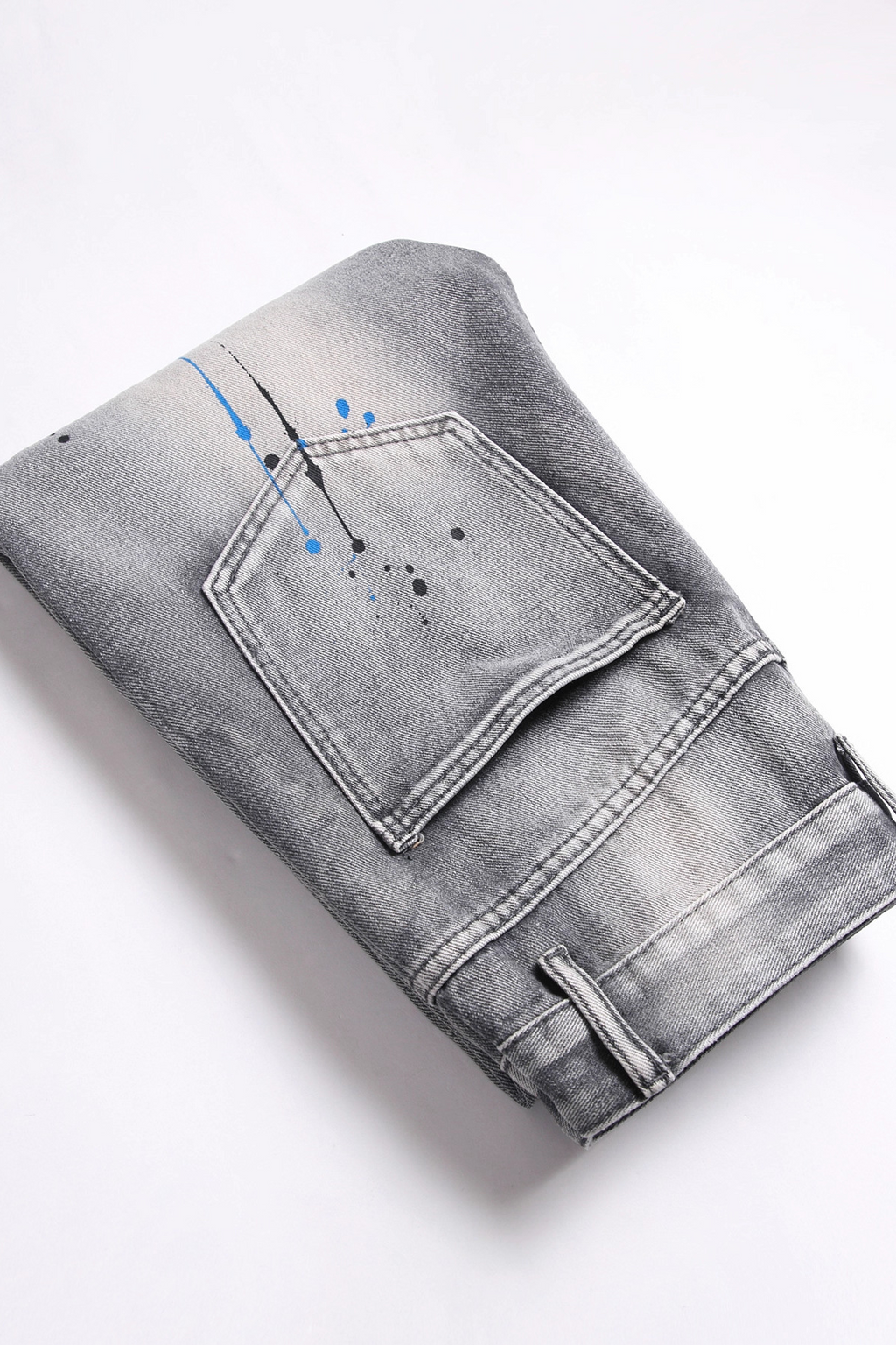 SLIM DISTRESSED PAINT - GRAY