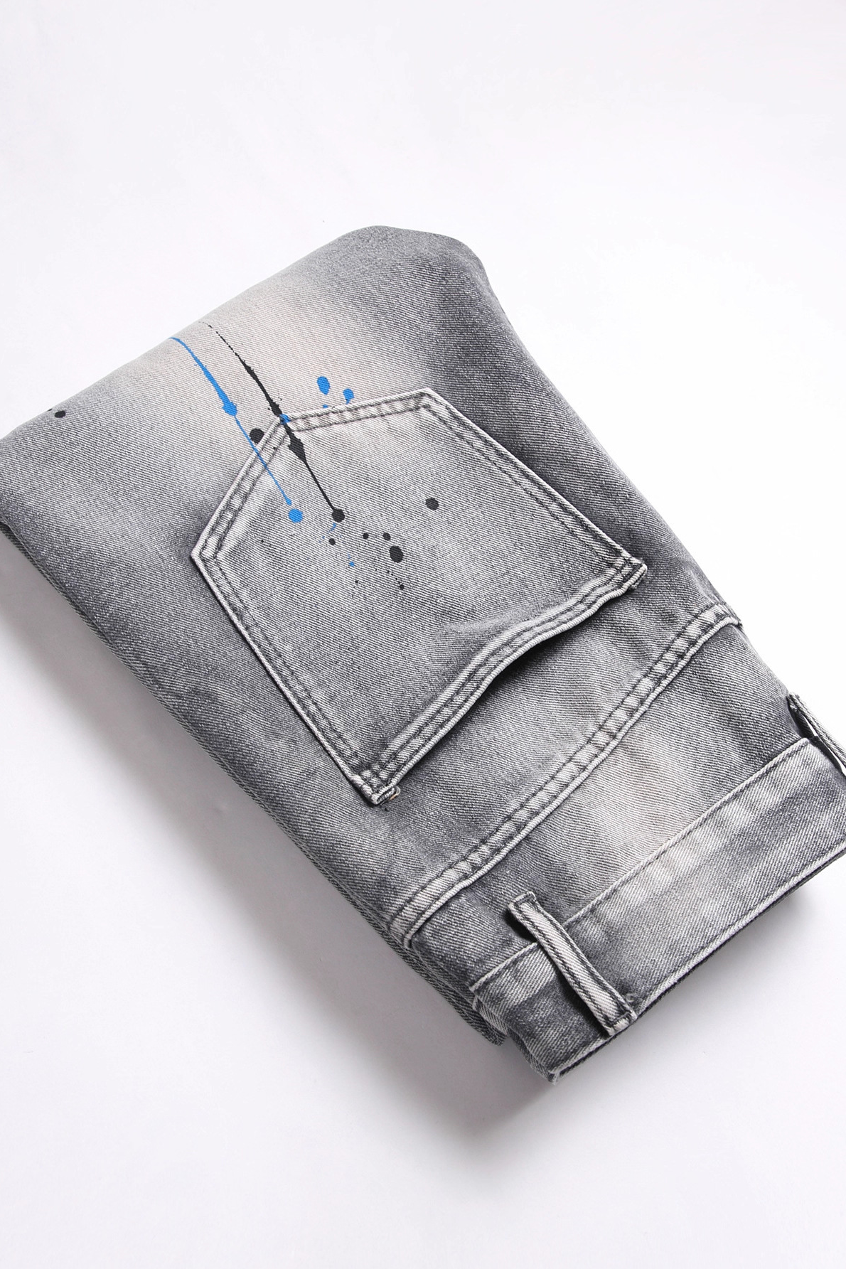 SLIM DISTRESSED PAINT - GRAY