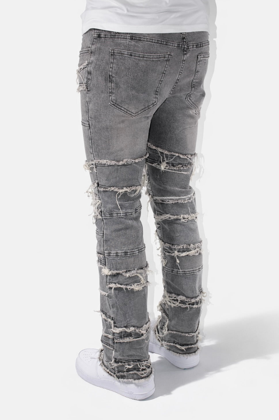 FLARE LAYERED STACKED - GRAY