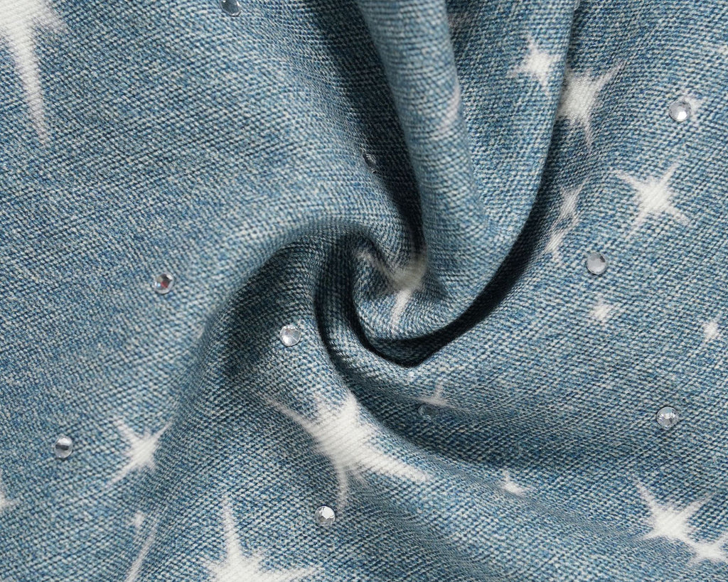 Star Rhinestone  Denim
