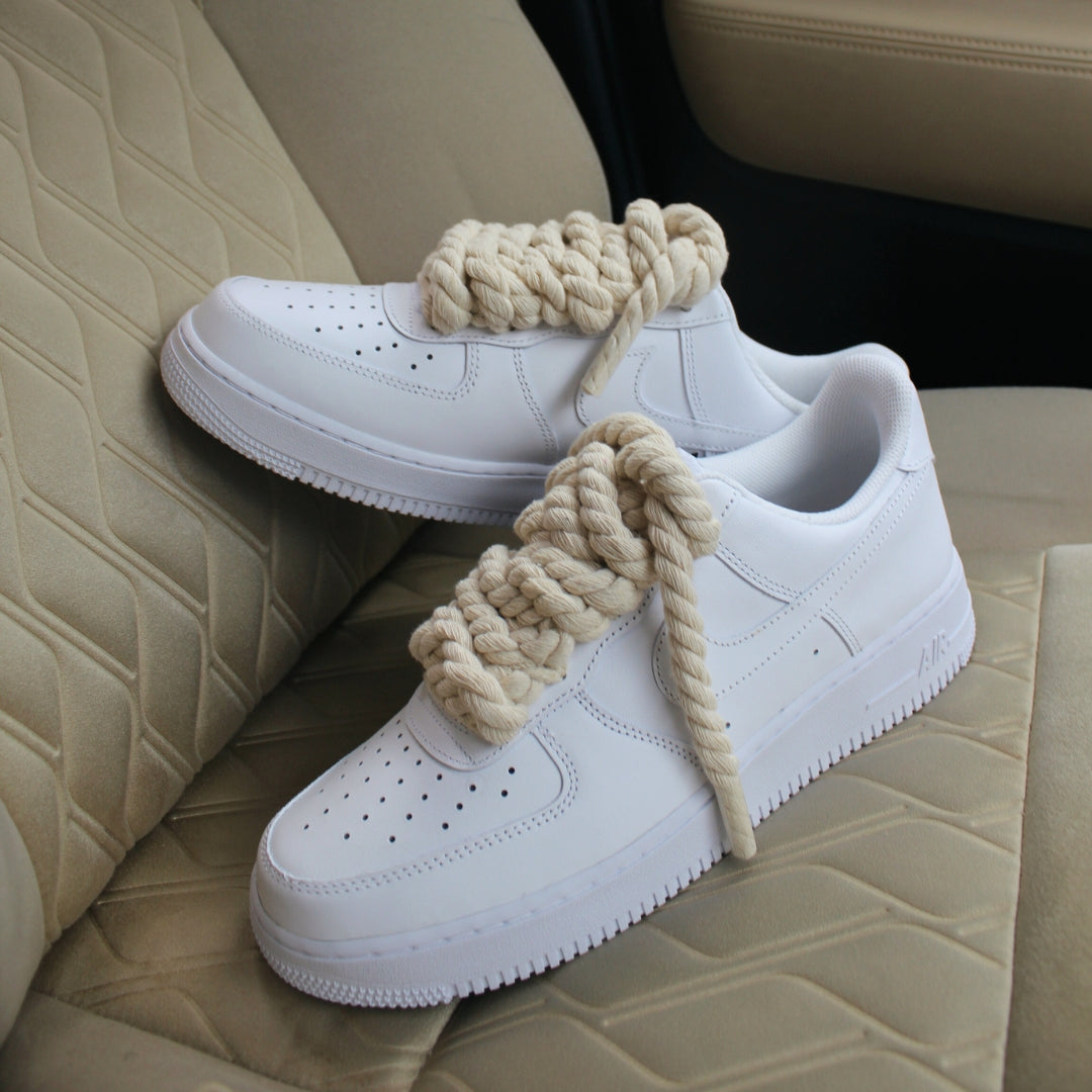 Rope Lace 10mm – 4 Lace Set（Beige）