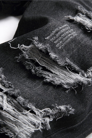 SLIM DISTRESSED - BLACK