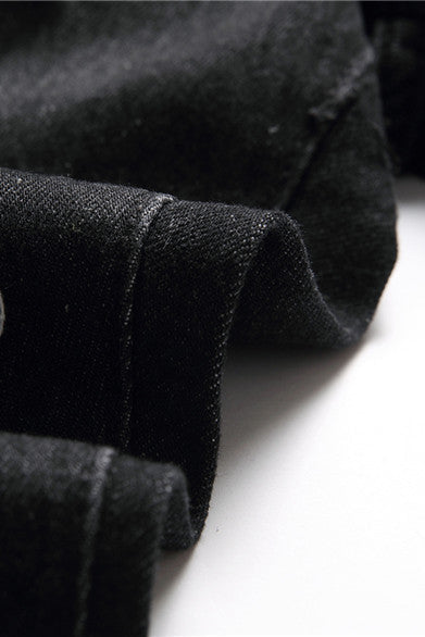 SLIM DISTRESSED - BLACK