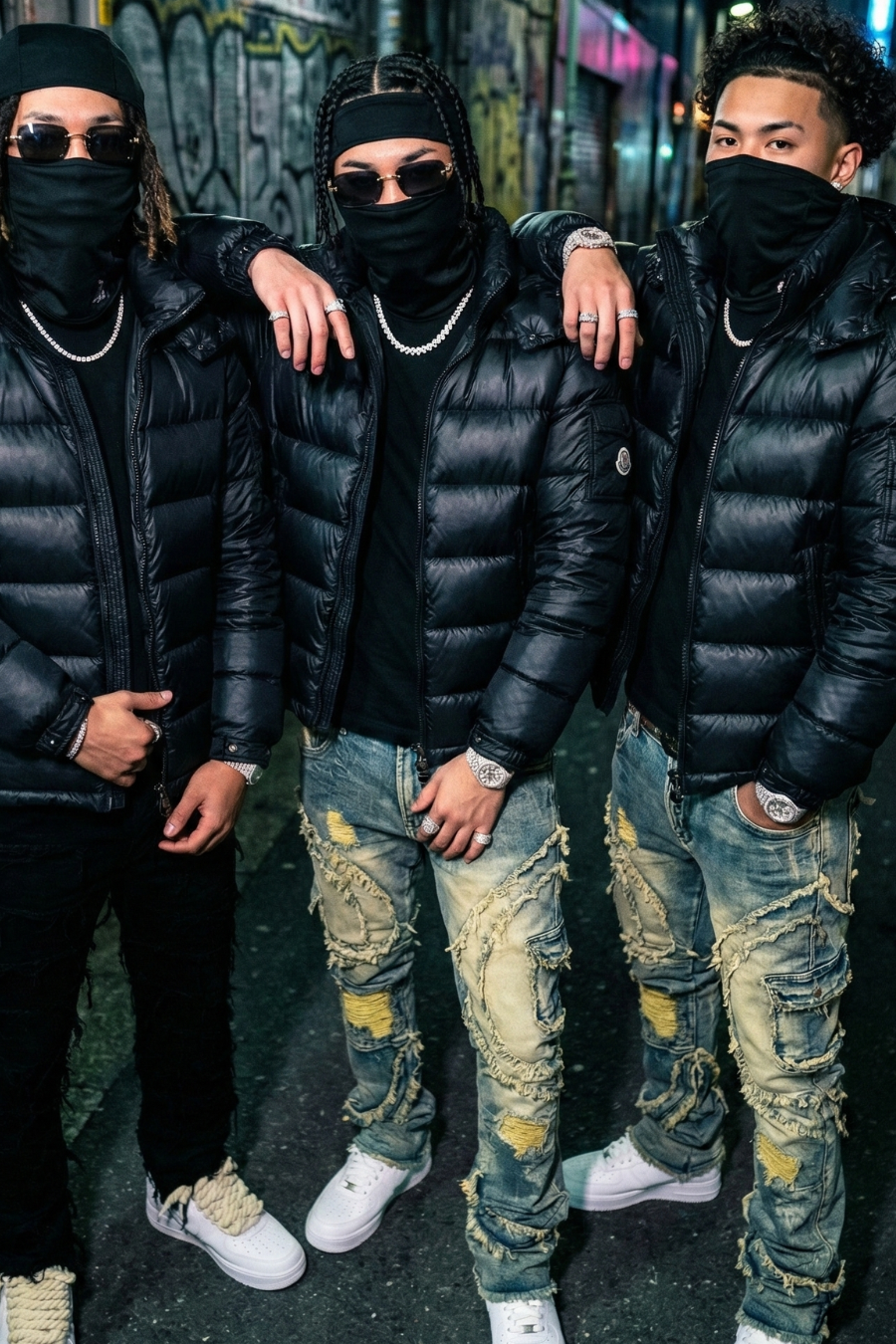 Curved Slash Flare Denim Yellow