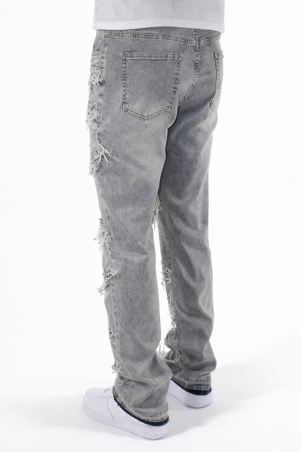 FLARE LAYERED FRINGE STACKED - BLUE