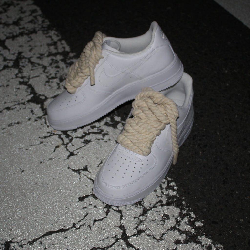 Rope Lace 10mm – 4 Lace Set（Beige）