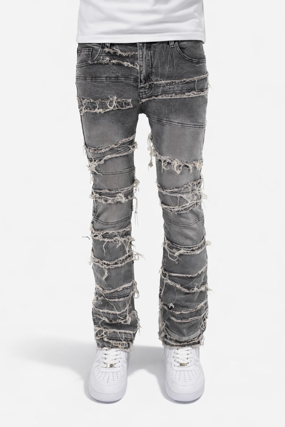 FLARE LAYERED STACKED - GRAY