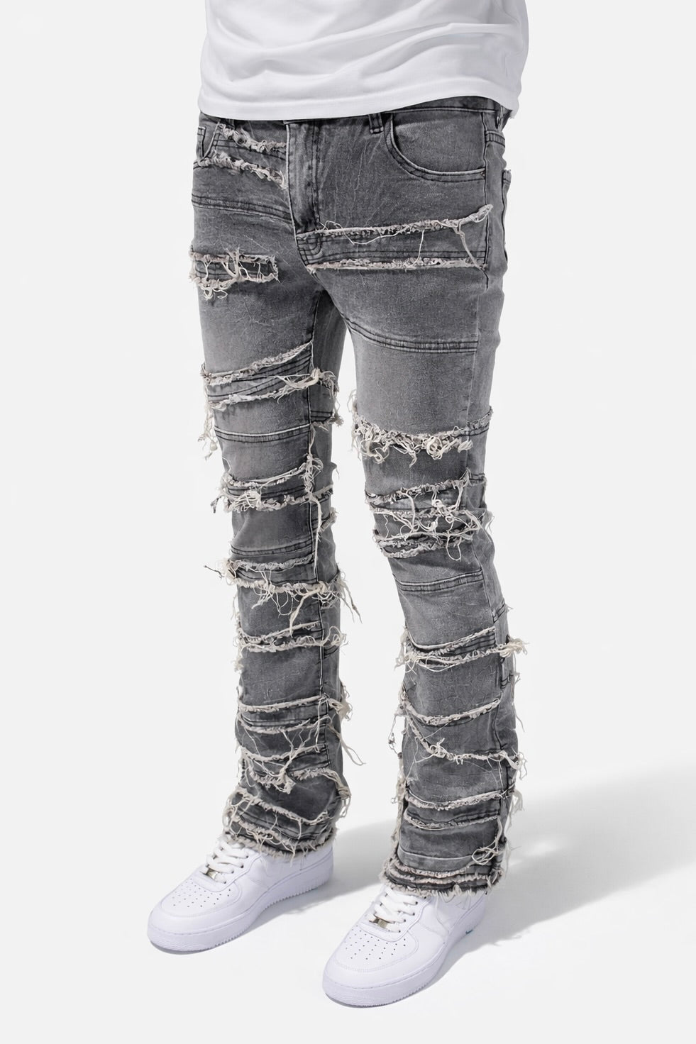 FLARE LAYERED STACKED - GRAY