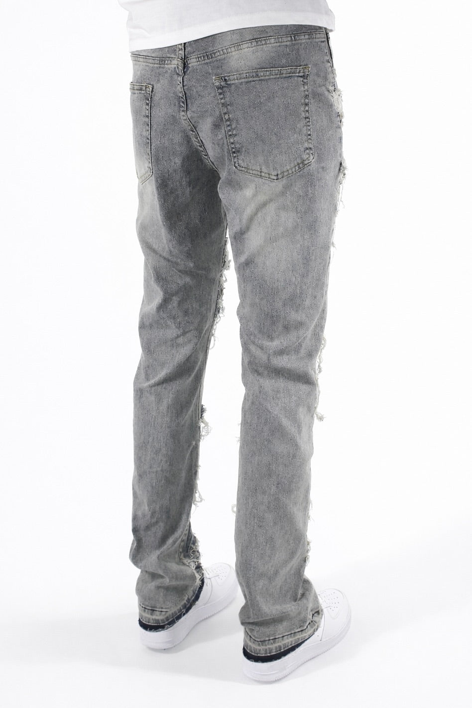 FLARE LAYERED FRINGE STACKED - BLUE