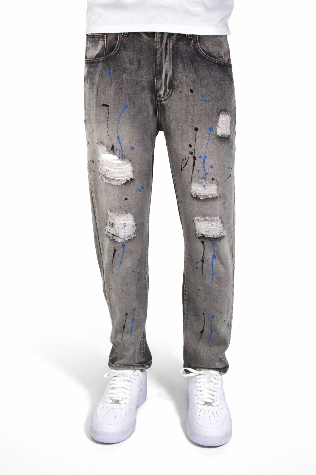 SLIM DISTRESSED PAINT - GRAY