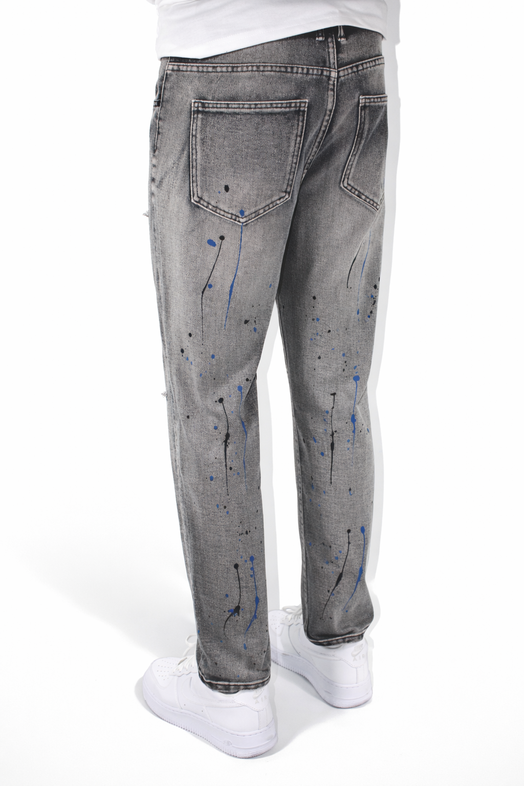 SLIM DISTRESSED PAINT - GRAY