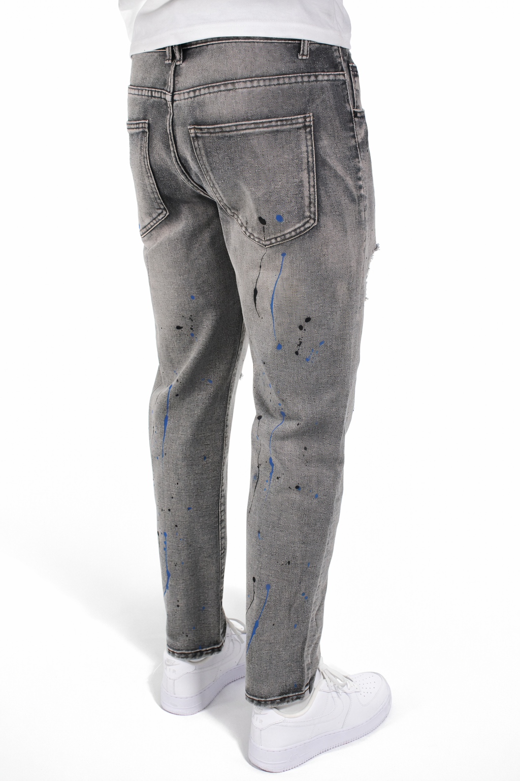 SLIM DISTRESSED PAINT - GRAY