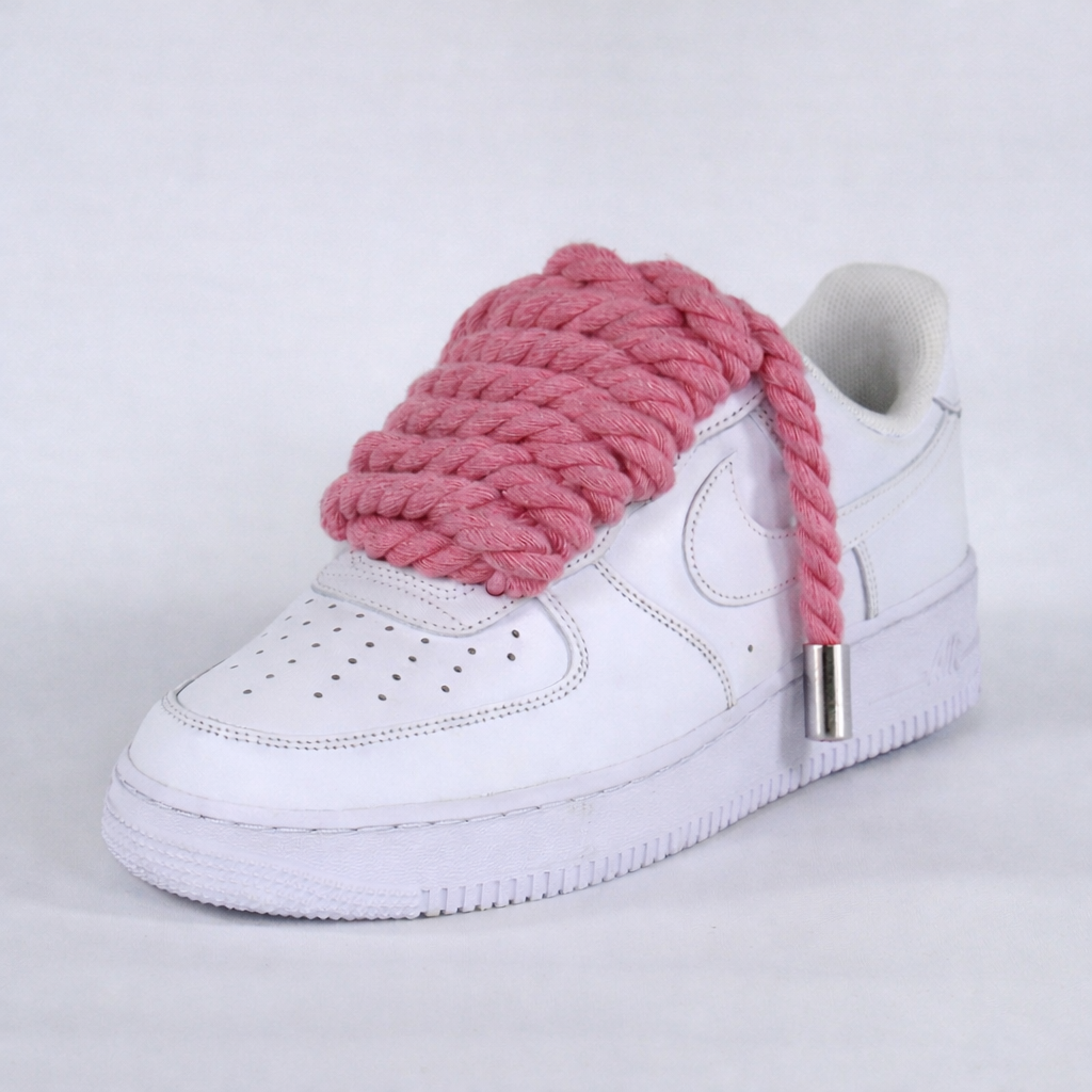 Rope Lace 10mm – 4 Lace Set（Pink）