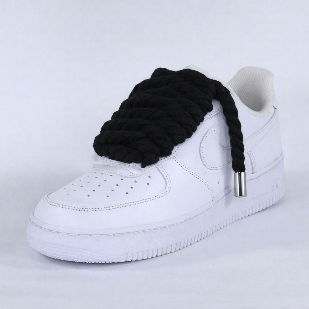 Rope Lace 10mm – 4 Lace Set（Black）