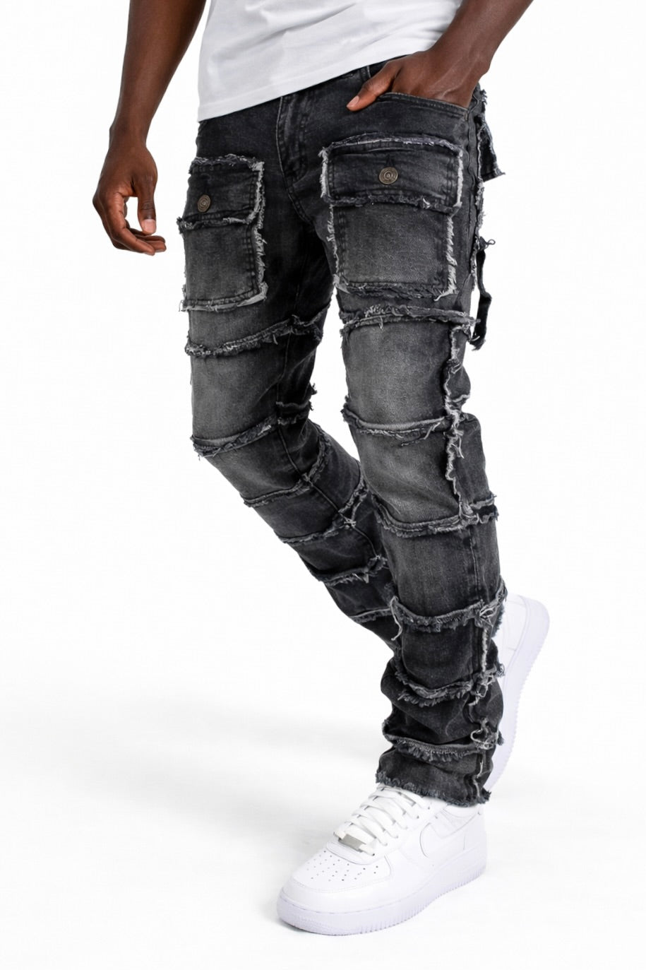 FLARE MULTI-POCKET STACKED – BLACK