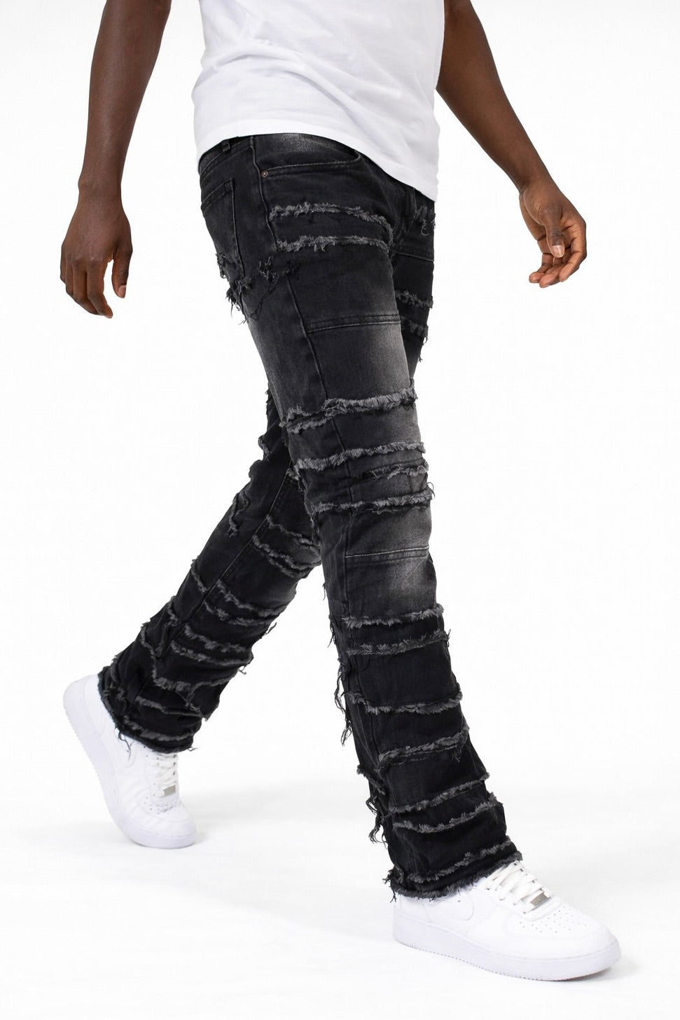 FLARE LAYERED STACKED - BLACK