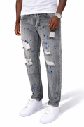 SLIM DISTRESSED PAINT - GRAY