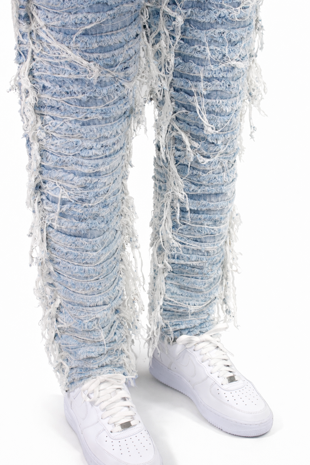 SLIM FRINGE STACKED - BLUE