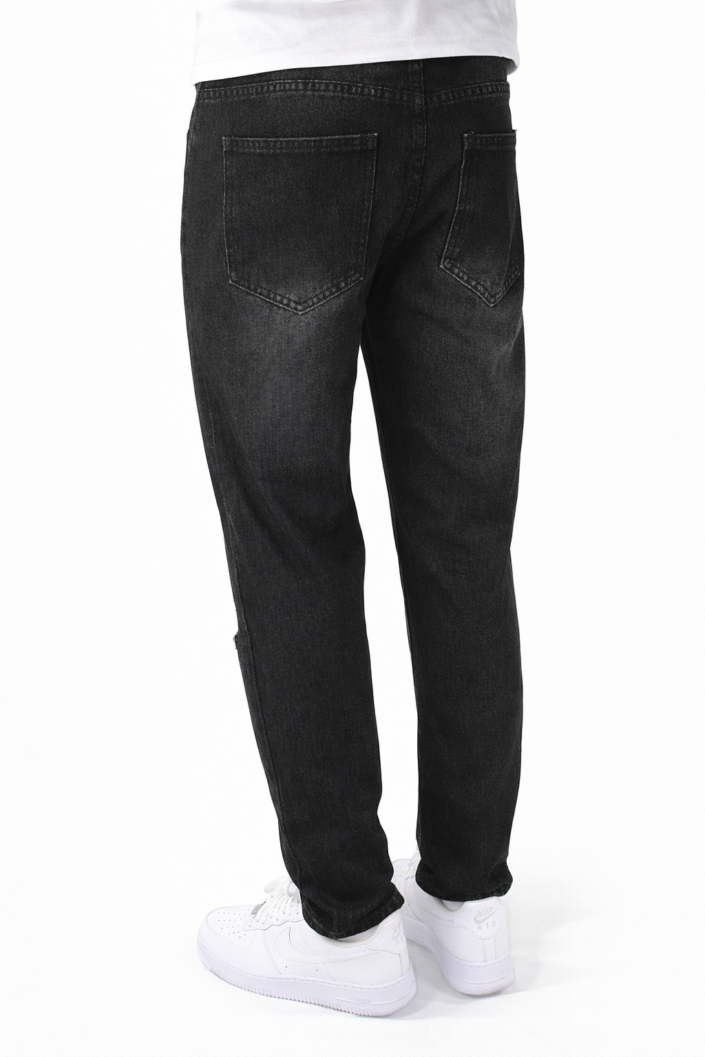 SLIM DISTRESSED - BLACK