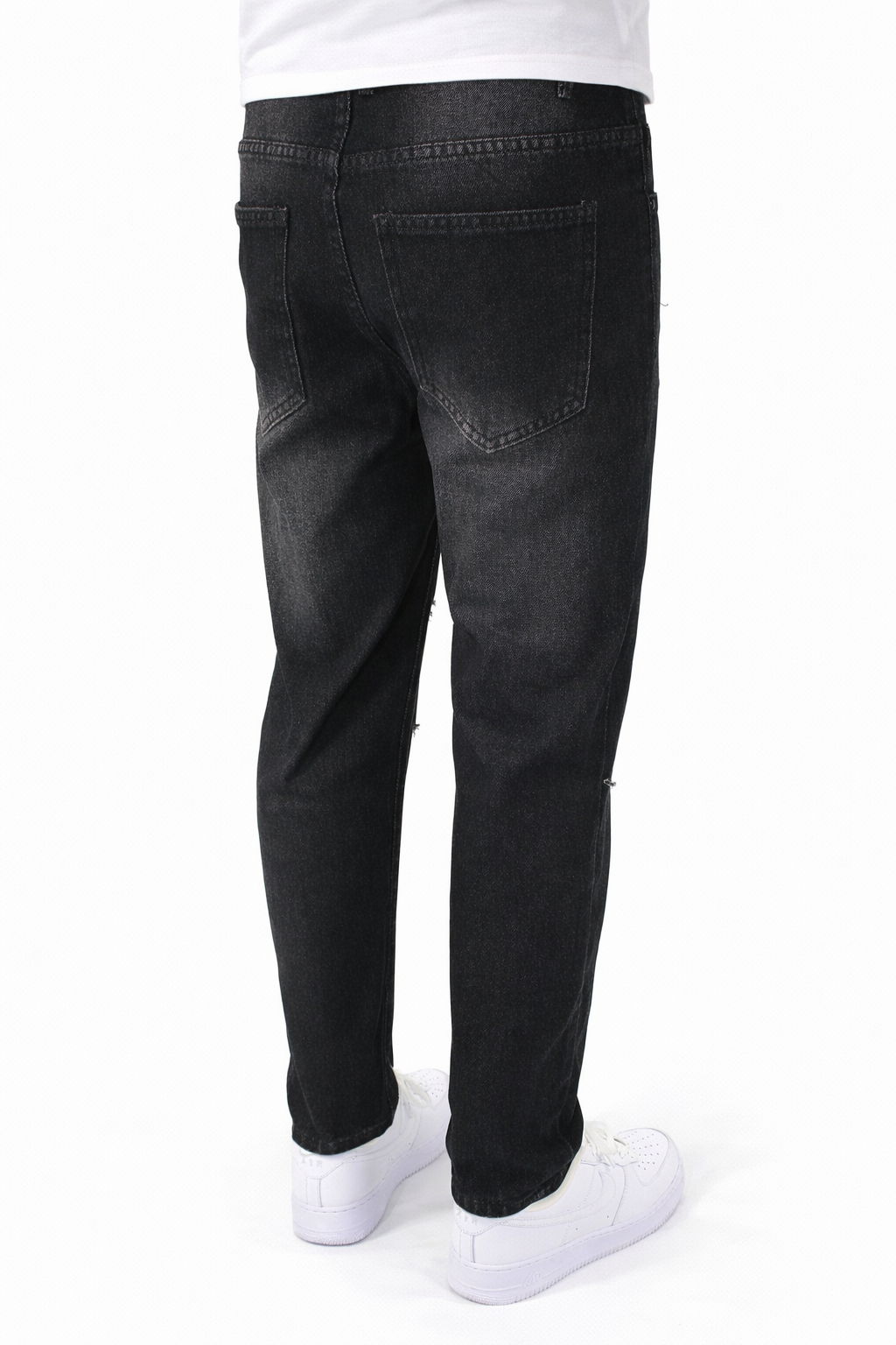 SLIM DISTRESSED - BLACK