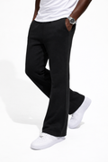 FLARE SWEAT PANTS - BLACK