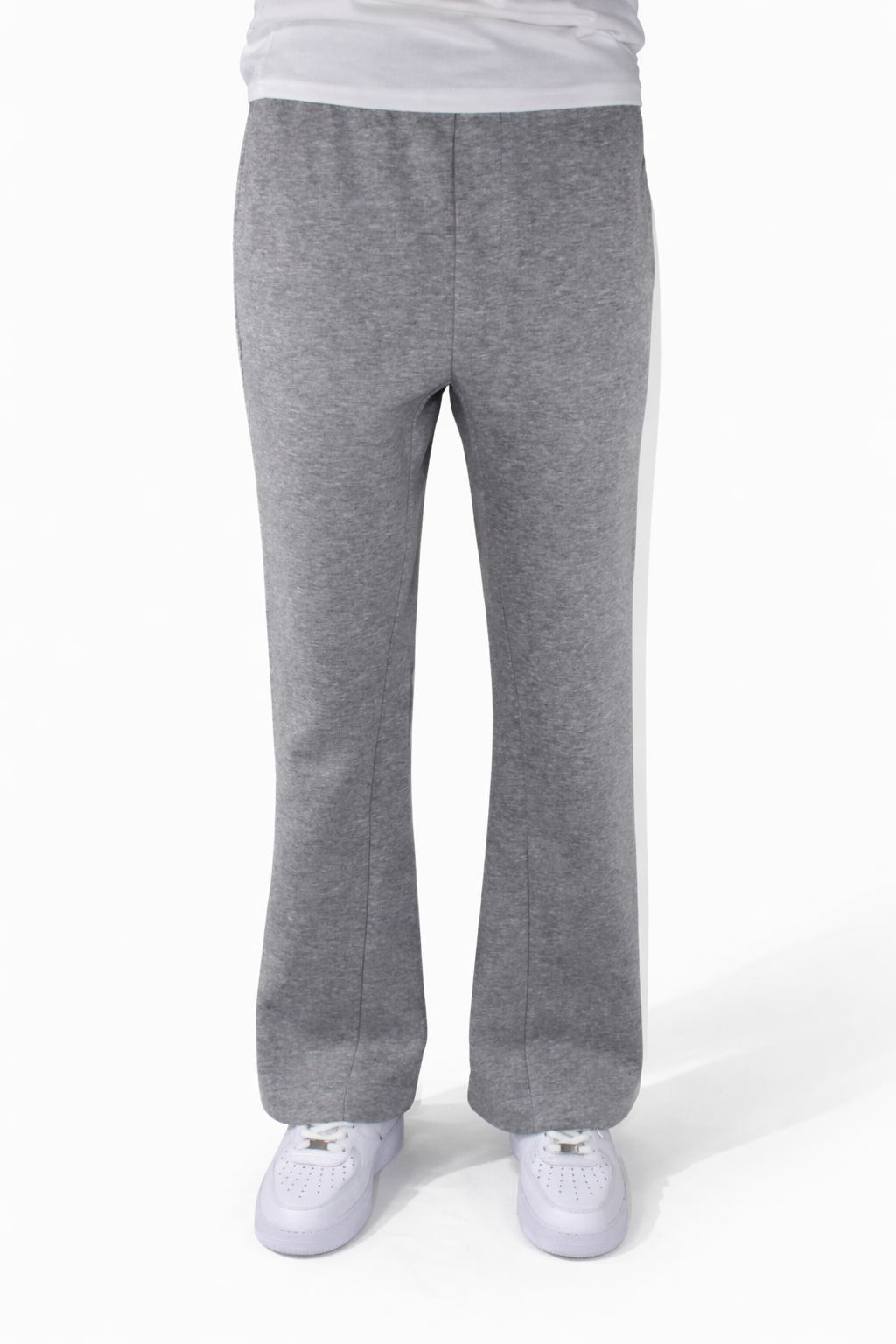 FLARE SWEAT PANTS - GRAY