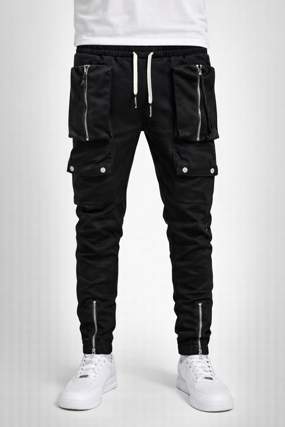 TACTICAL CARGO JOGGER - BLACK
