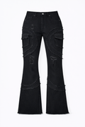 FLARE CURVED STACKED - BLACK