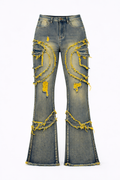 FLARE CURVED STACKED - YELLOW
