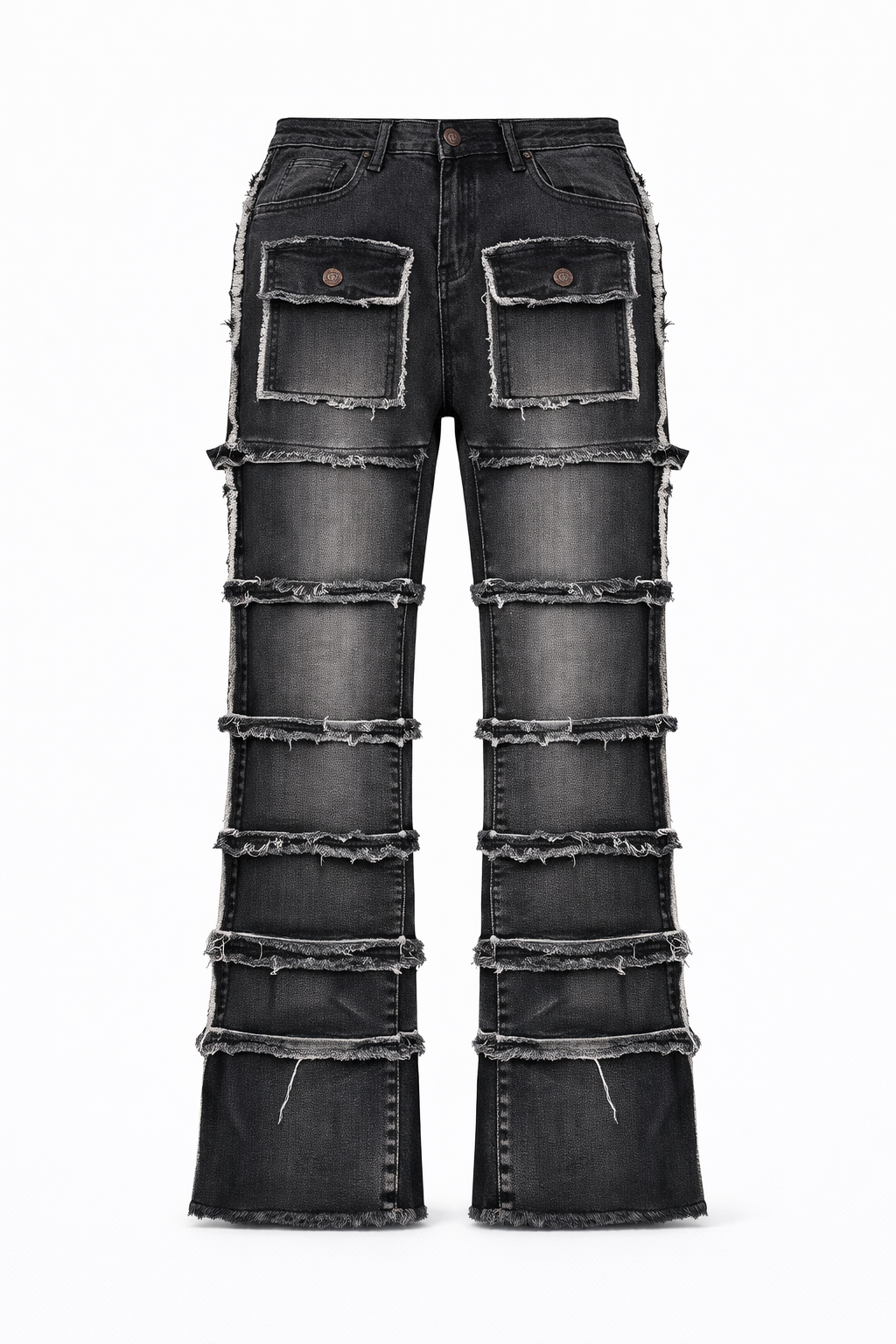 FLARE MULTI-POCKET STACKED – BLACK