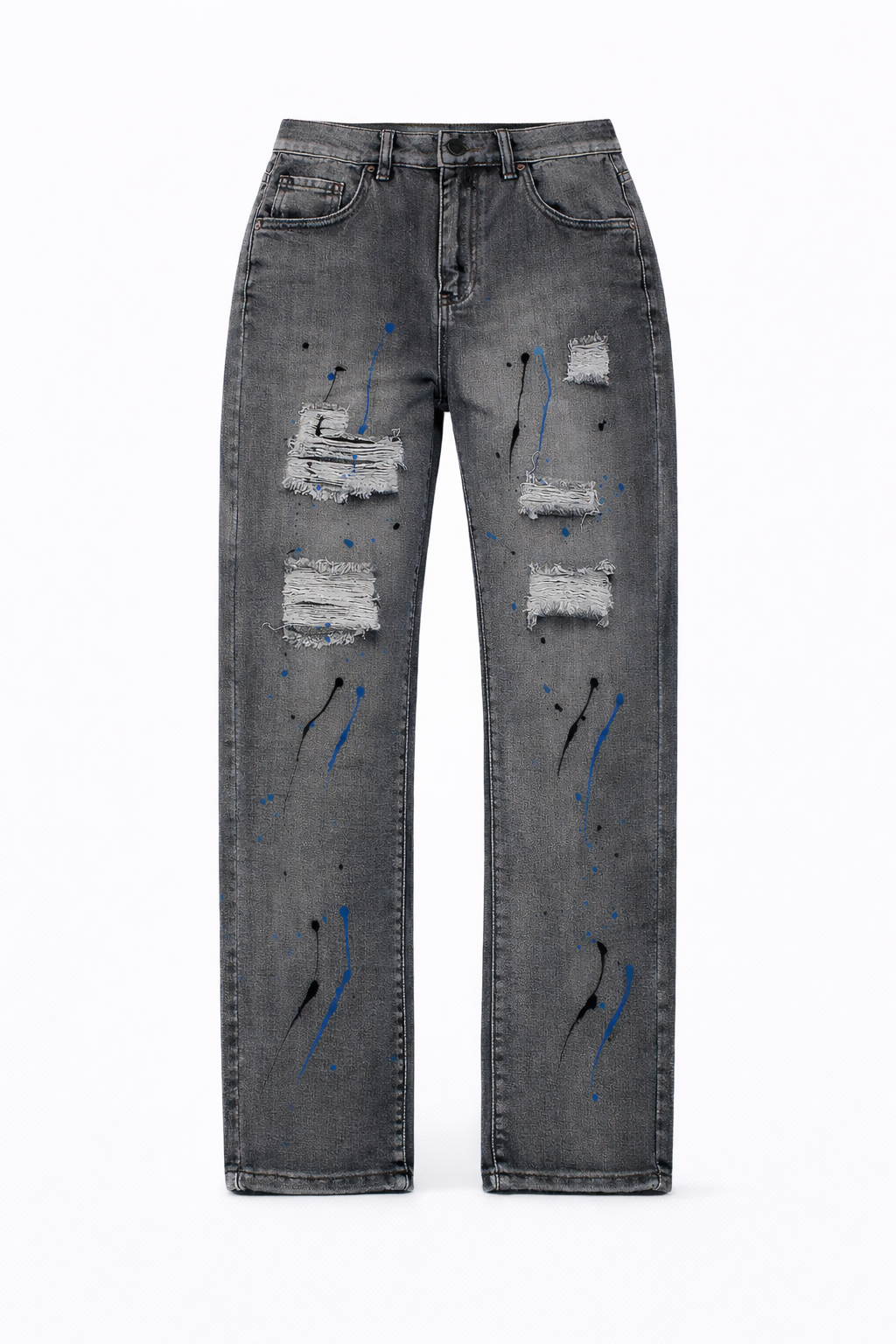 SLIM DISTRESSED PAINT - GRAY