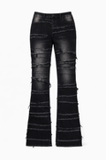 FLARE LAYERED STACKED - BLACK