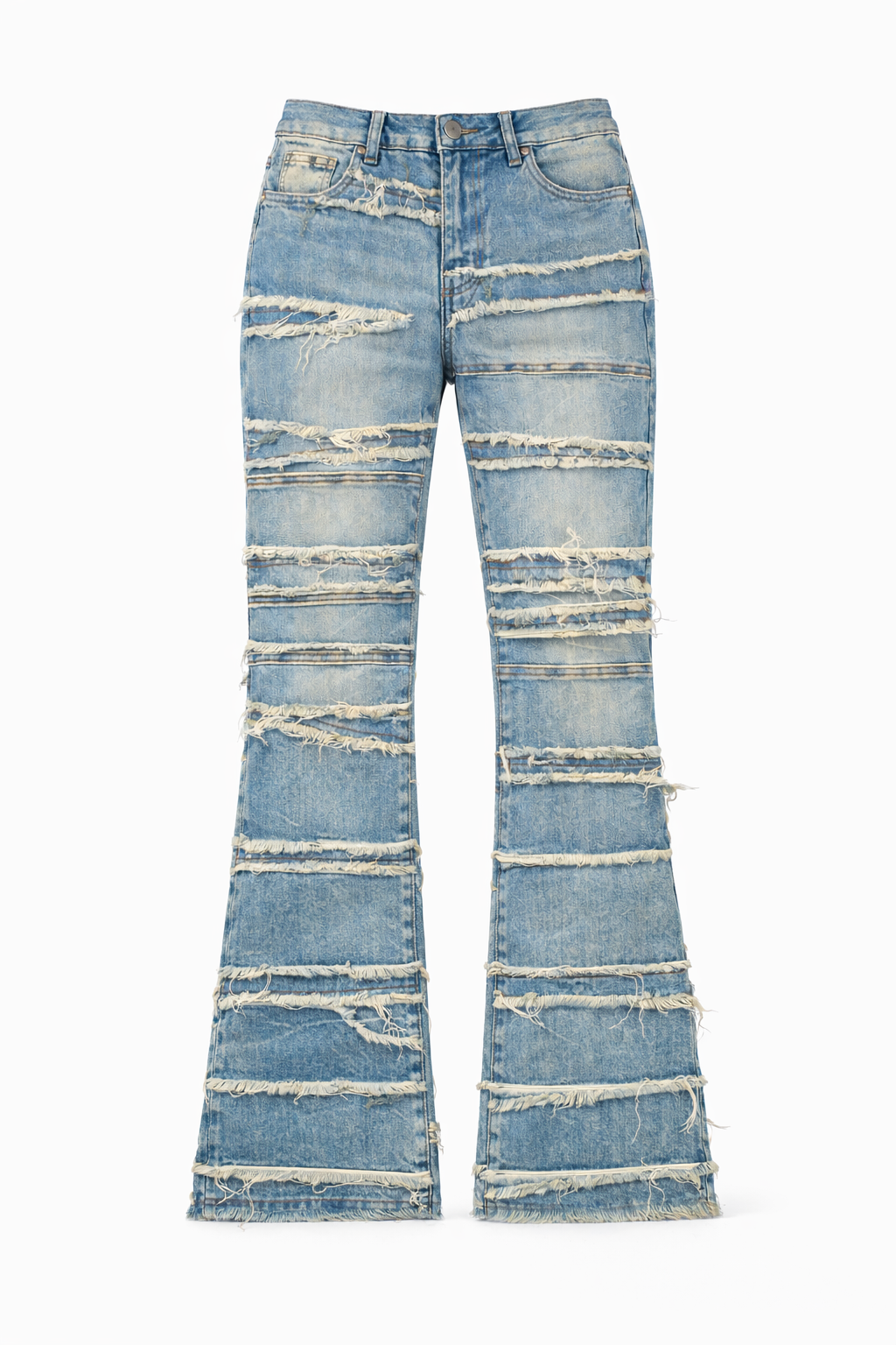 FLARE LAYERED STACKED - BLUE
