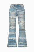 FLARE LAYERED STACKED - BLUE