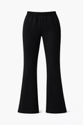 FLARE SWEAT PANTS - BLACK