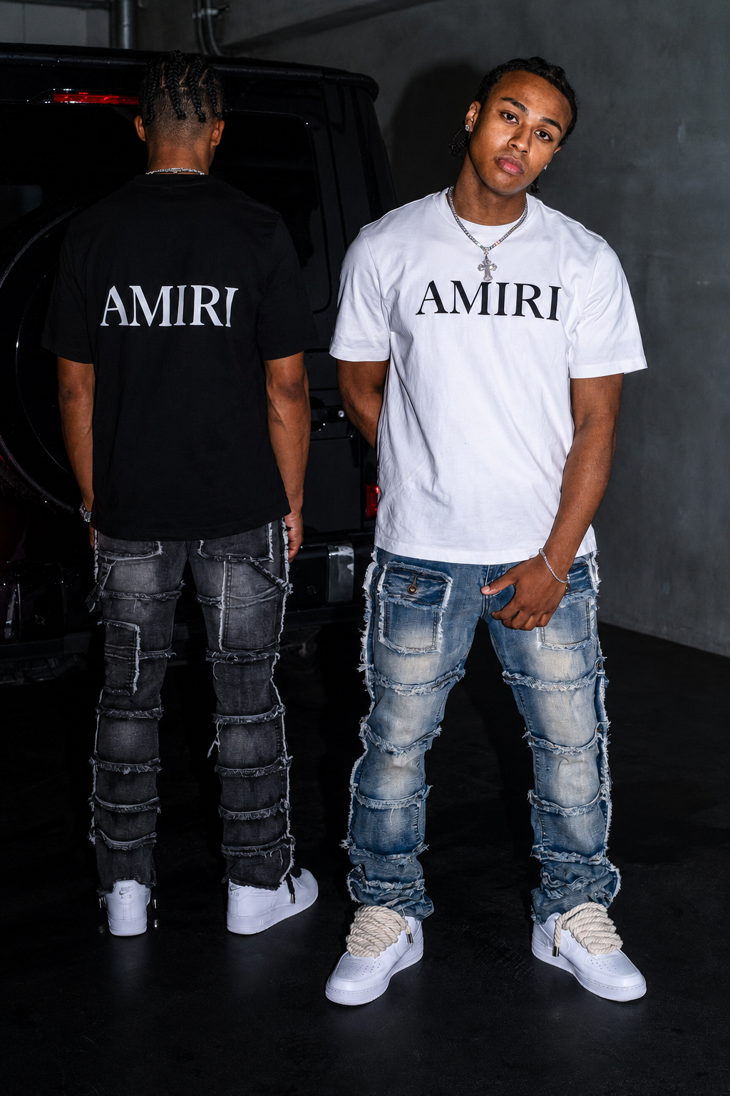 FLARE MULTI-POCKET STACKED – BLUE
