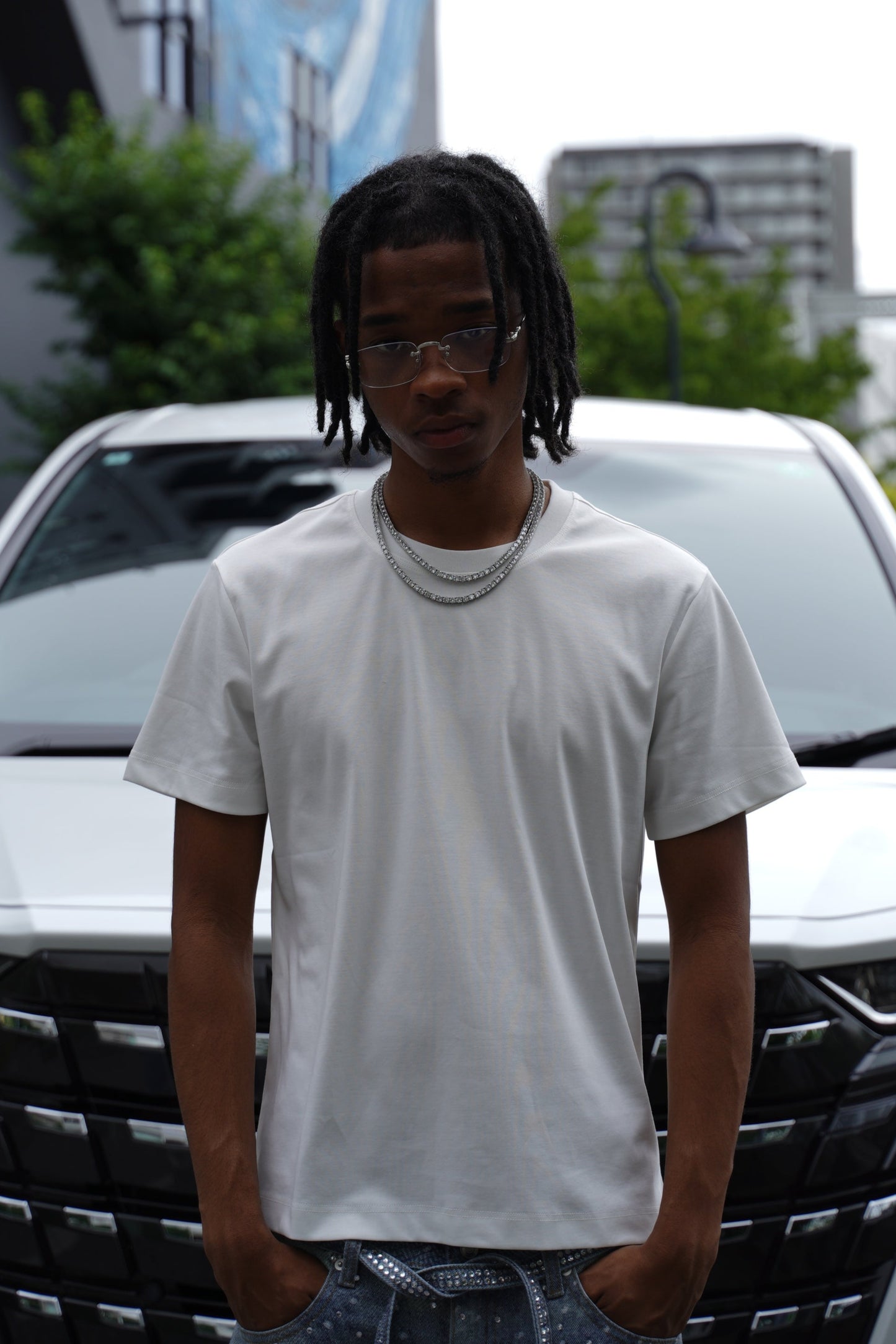 Slim Fit Tee White
