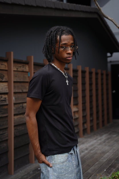 Slim Fit Tee Black
