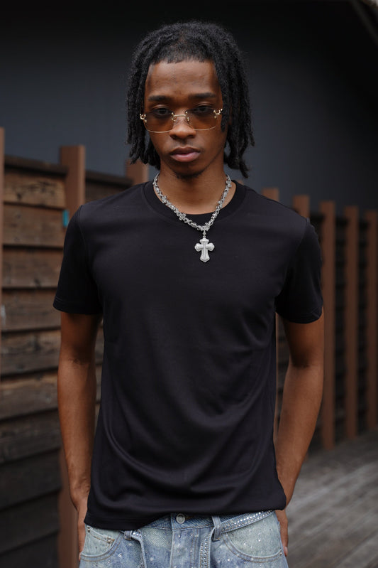 Slim Fit Tee Black