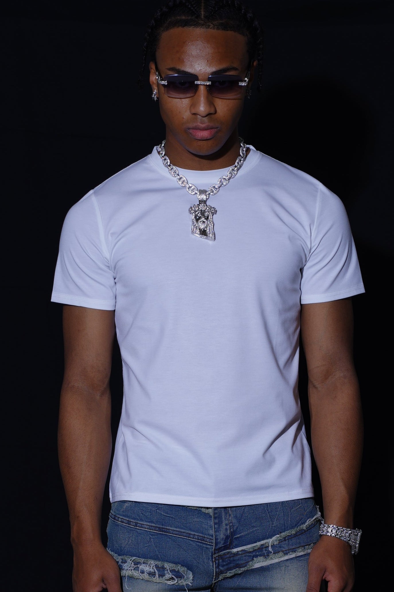 Slim Fit Tee White