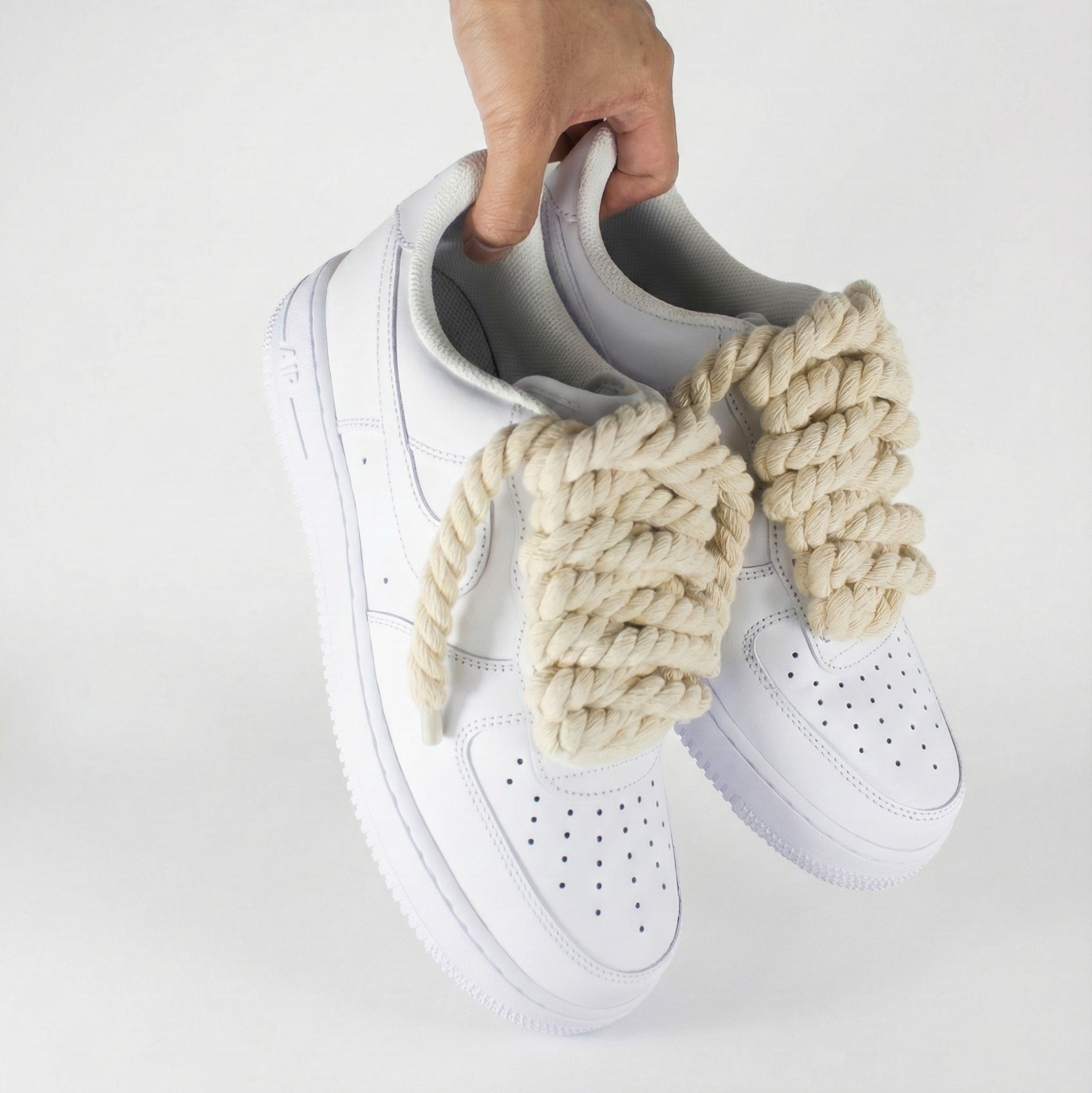 Rope Lace 10mm – 4 Lace Set（Beige）