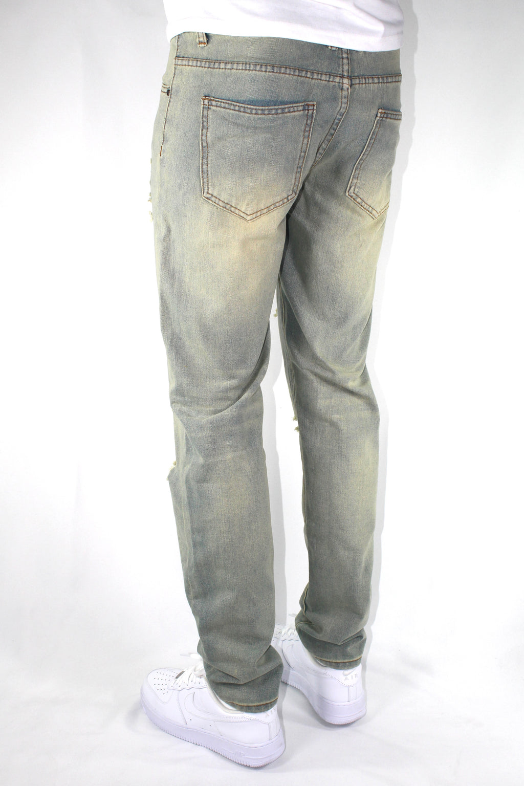 SLIM DISTRESSED - BLUE