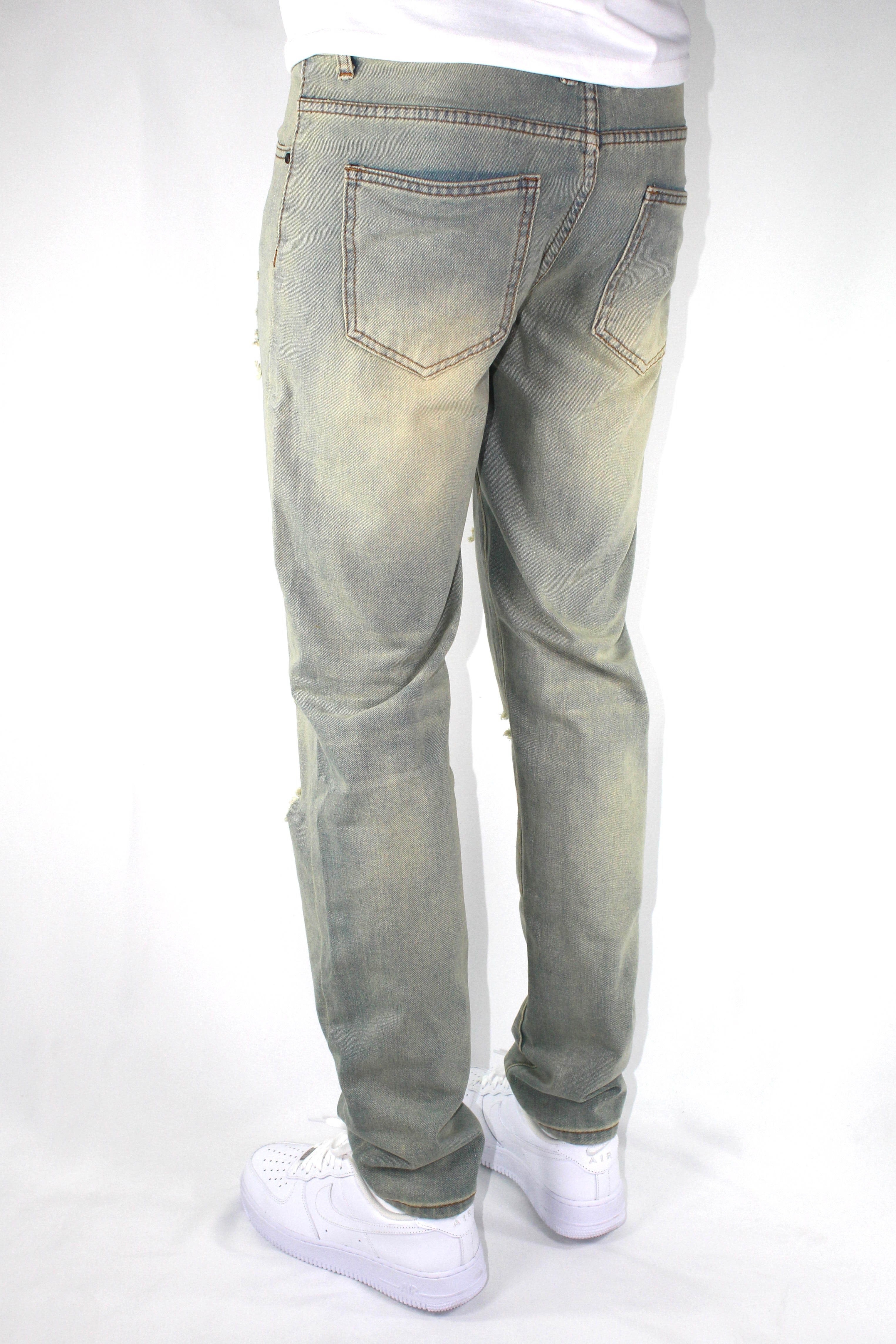 SLIM DISTRESSED - BLUE