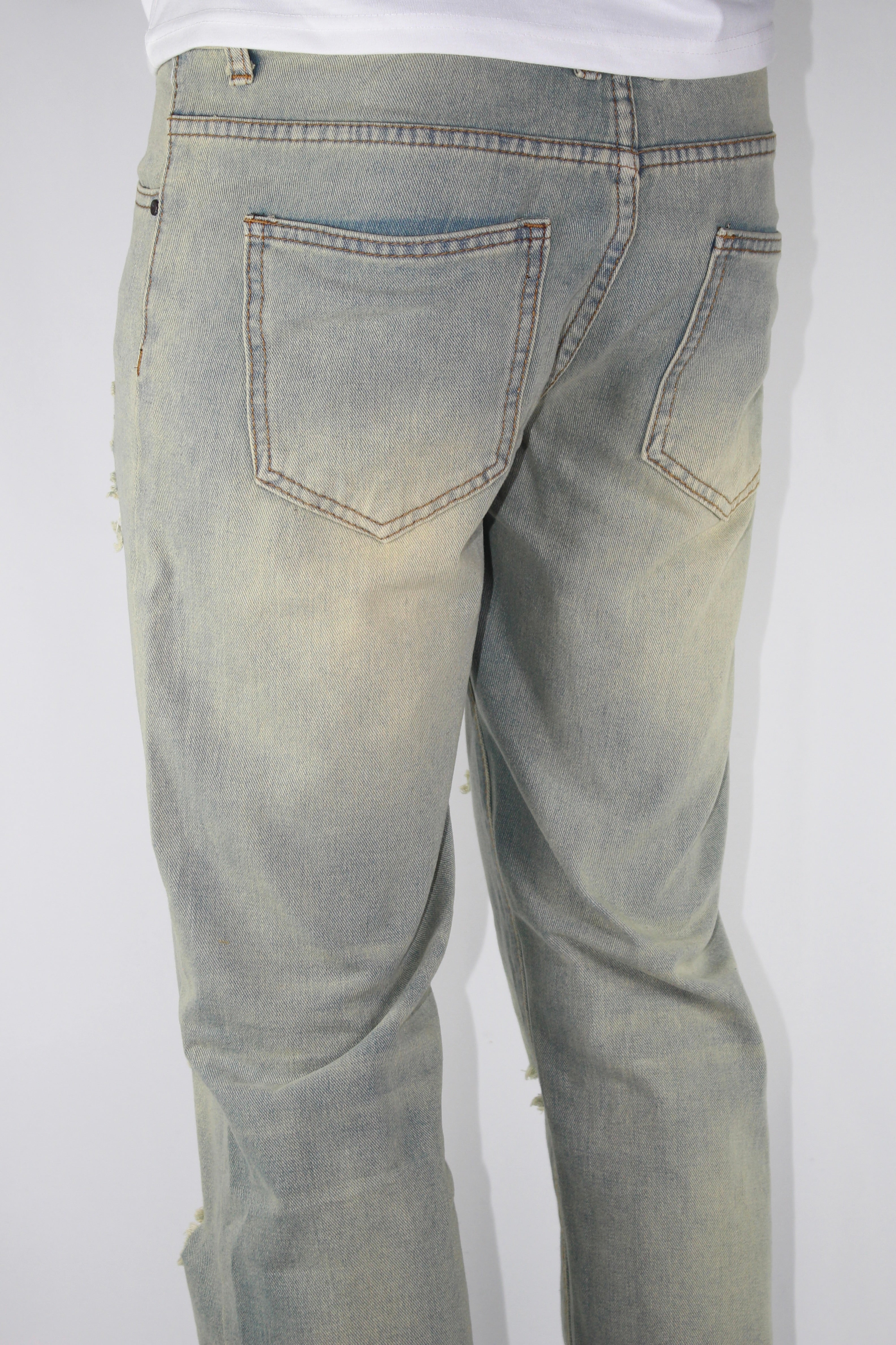 SLIM DISTRESSED - BLUE