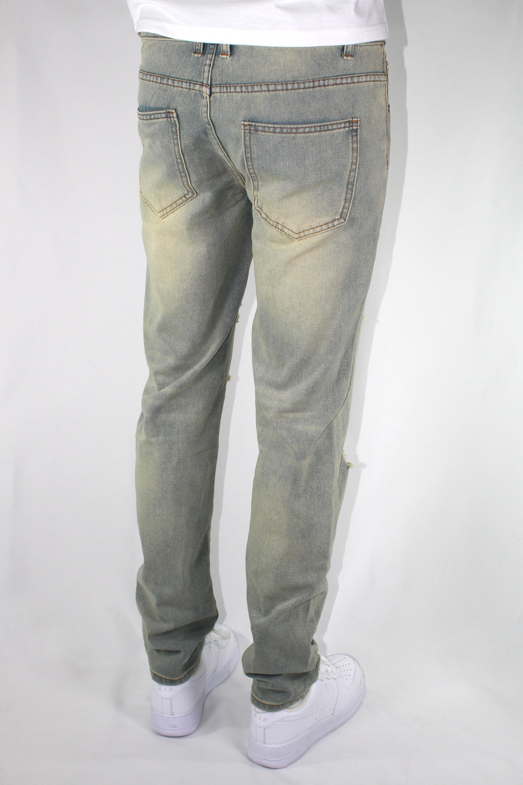 SLIM DISTRESSED - BLUE