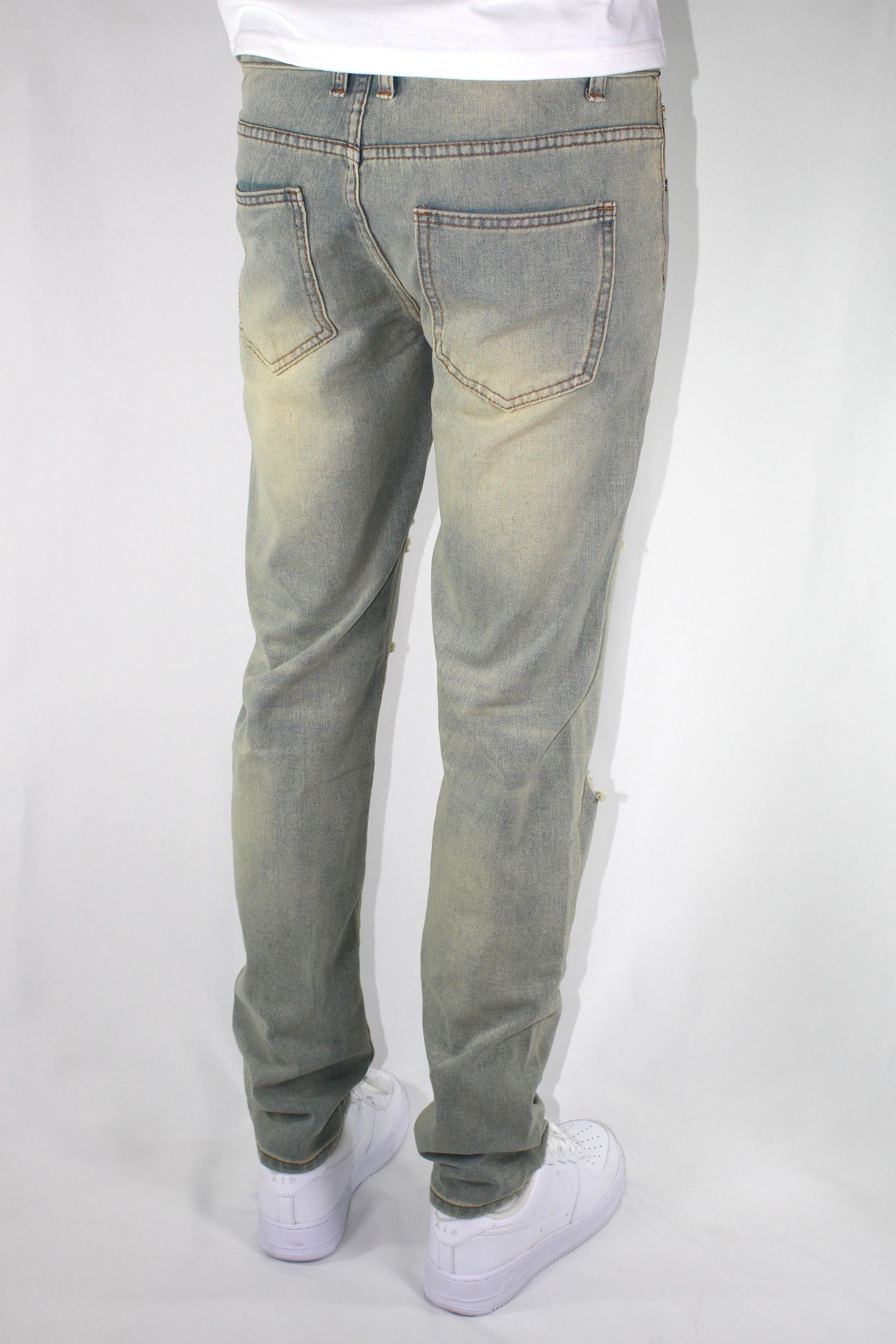 SLIM DISTRESSED - BLUE
